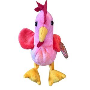 Ty Beanie Babies Strut The Rooster - NWMT